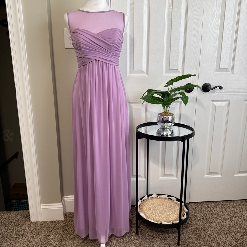 David’s Bridal Lavender Gown